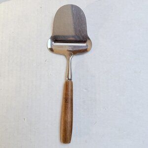 Vintage Spar Norway Cheese Plane Slicer 18/8 Stainless Steel Wood Handle